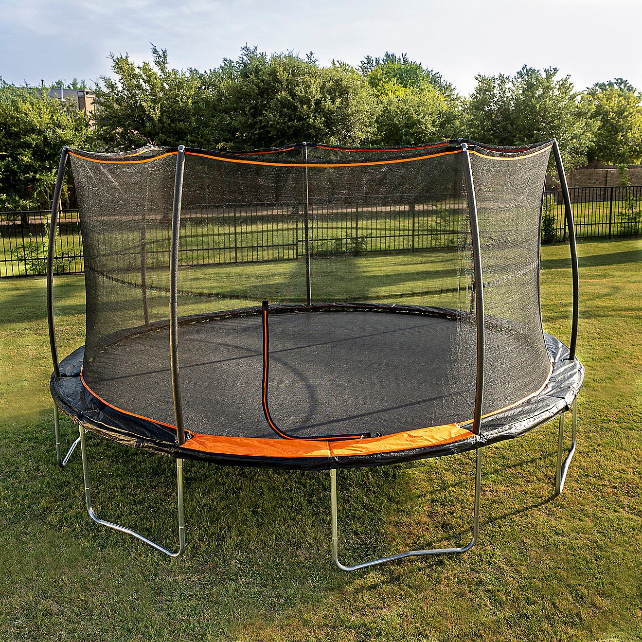 Jumpking 15 ft Round Trampoline with Basketball Hoop                                                                             - view number 2