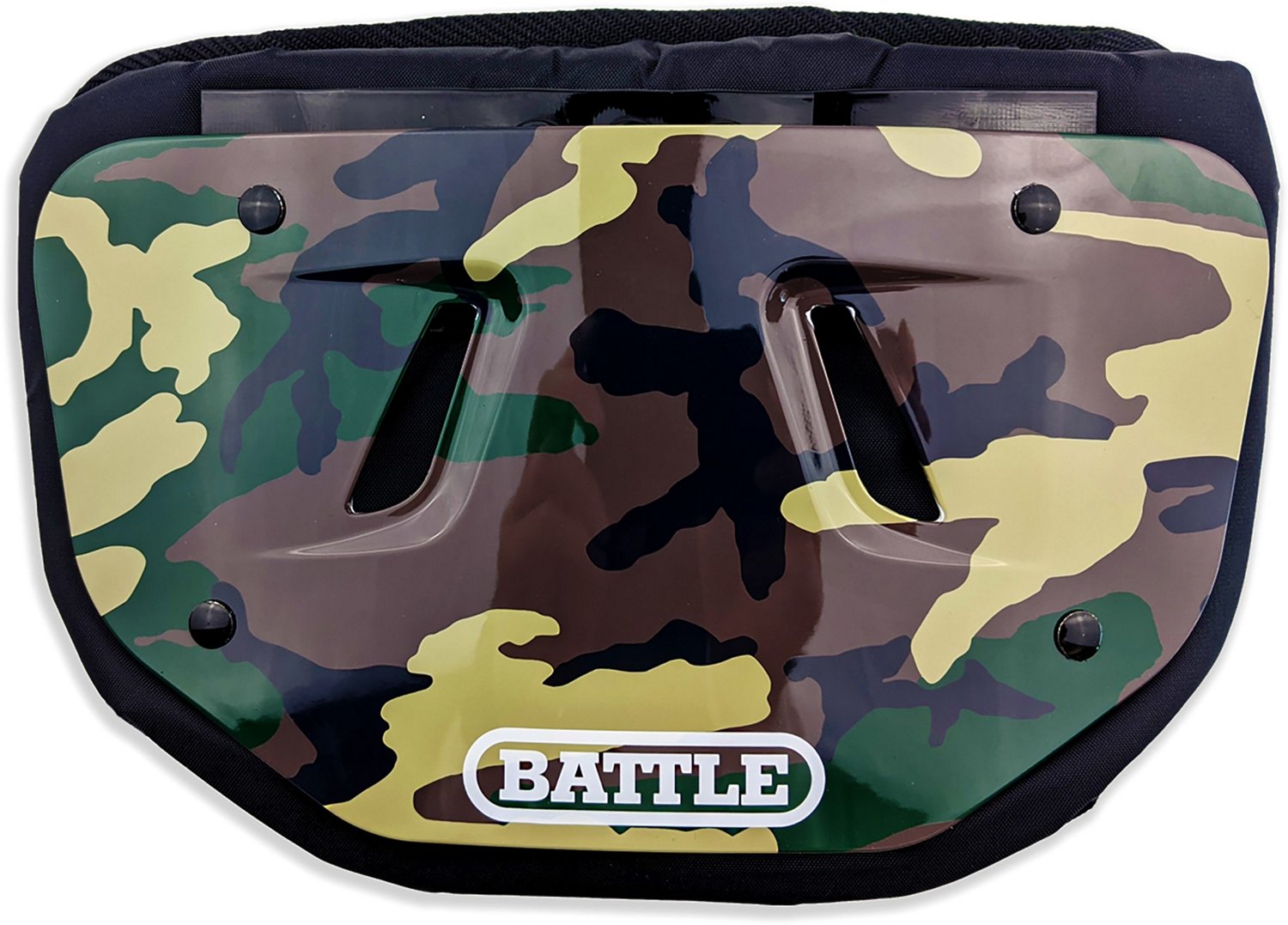 Battle Adults' FB Chrome Camo Back Plate Academy