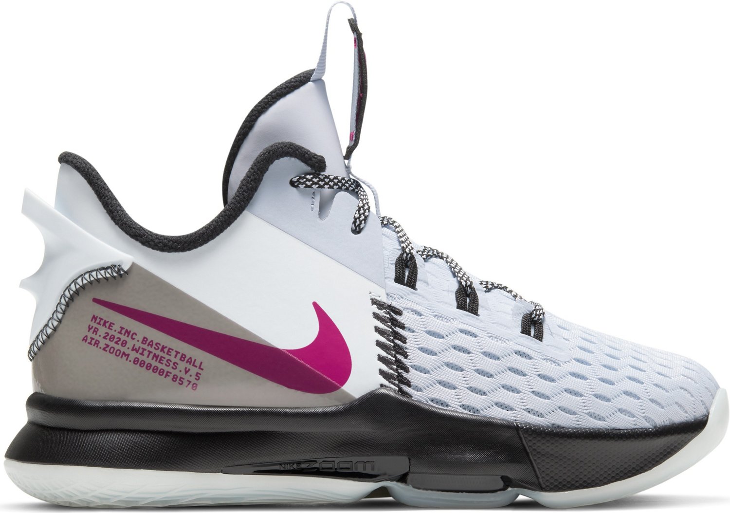 Nike Youth LeBron Witness 5 Basketball Shoes Academy