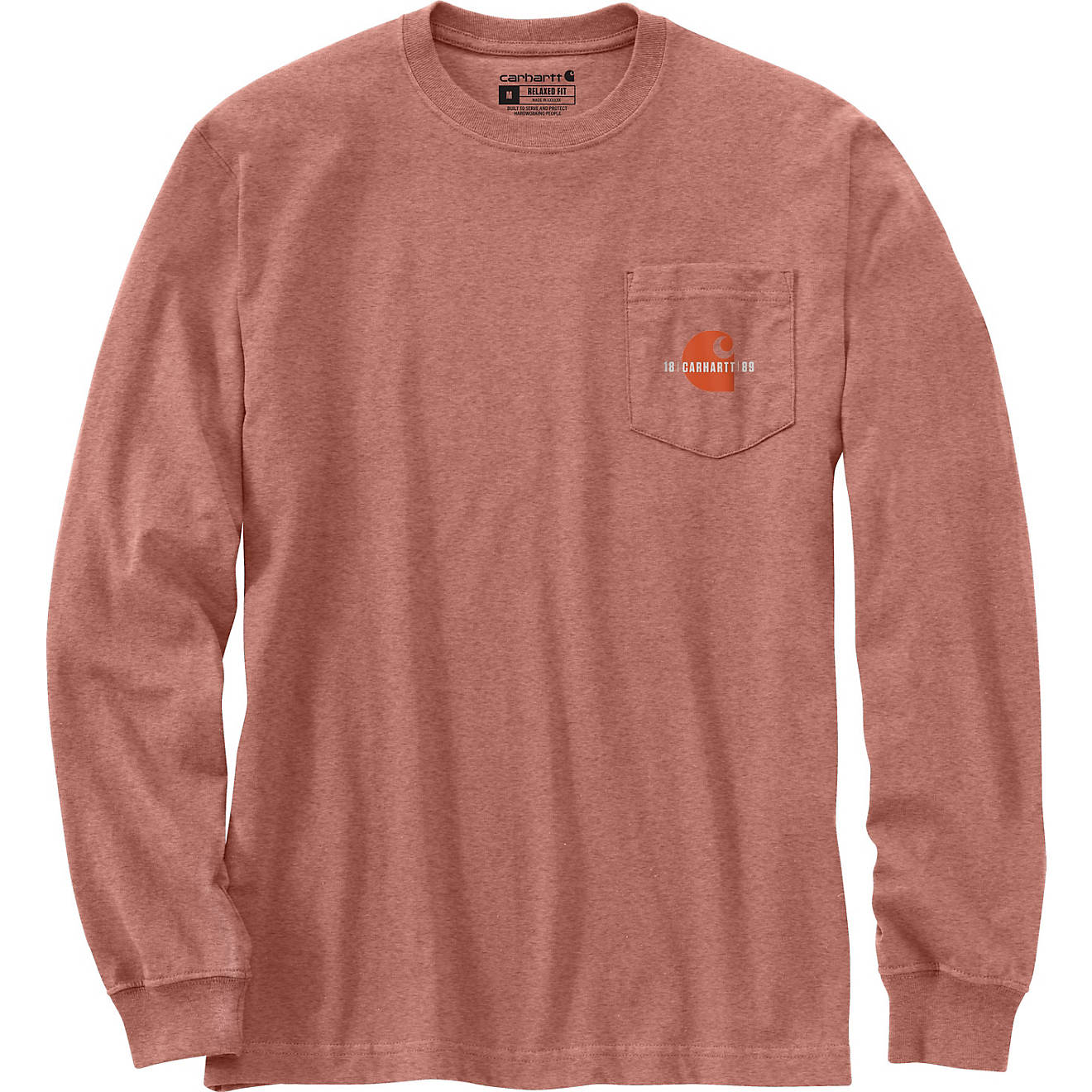 Carhartt Men's Back Graphic Long Sleeve Work T-shirt                                                                             - view number 1