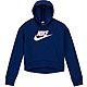 Nike Girls' Sportswear Club Fleece HBR Extended Sizing Hoodie                                                                    - view number 4 image