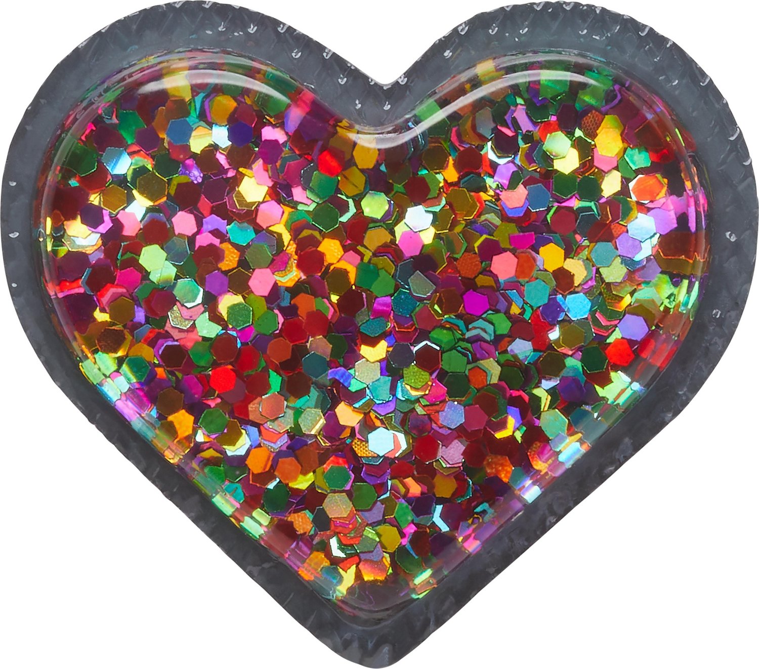 Crocs Glitter Heart Jibbitz Charms Academy