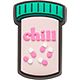Crocs Jibbitz Chill Pill Bottle Charm                                                                                            - view number 2 image