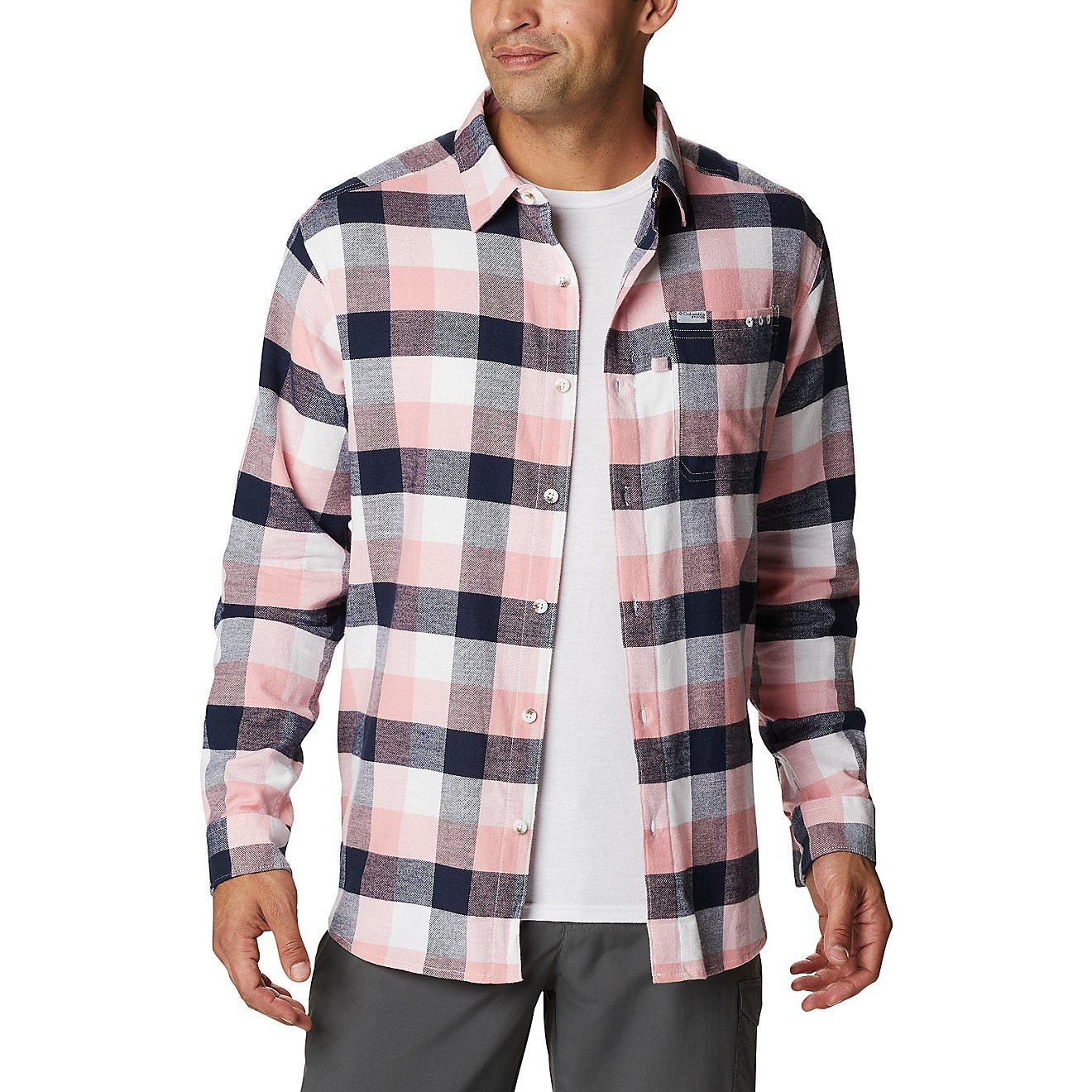 Columbia Sportswear Men's Slack Tide Long Sleeve Flannel Button Down Shirt                                                       - view number 1
