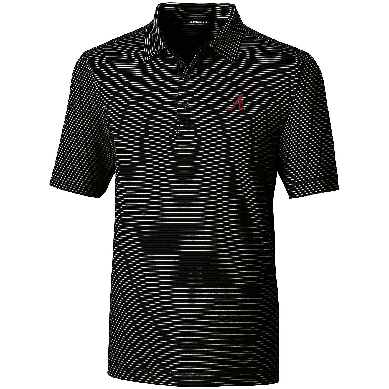 Cutter & Buck Men's University of Alabama Forge Tonal Stripe Polo                                                                - view number 1