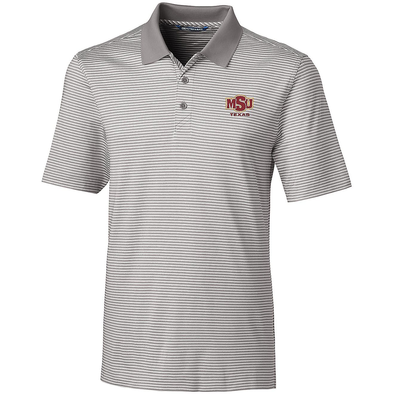 Cutter & Buck Men's Midwestern State University Forge Tonal Stripe Polo                                                          - view number 1