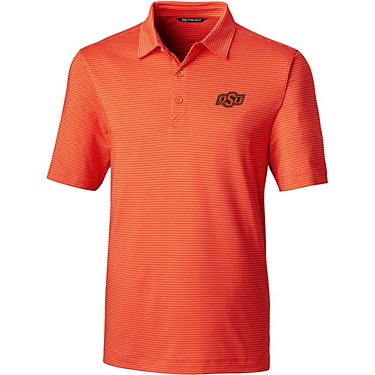 Cutter & Buck Men's Oklahoma State University Forge Tonal Stripe Polo