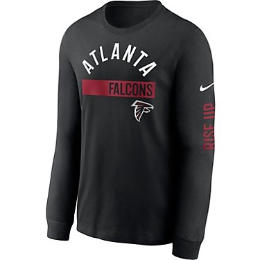 Nike Men's Atlanta Falcons Team Color Bar Long Sleeve Shirt