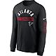 Nike Men's Atlanta Falcons Team Color Bar Long Sleeve Shirt                                                                      - view number 1 image