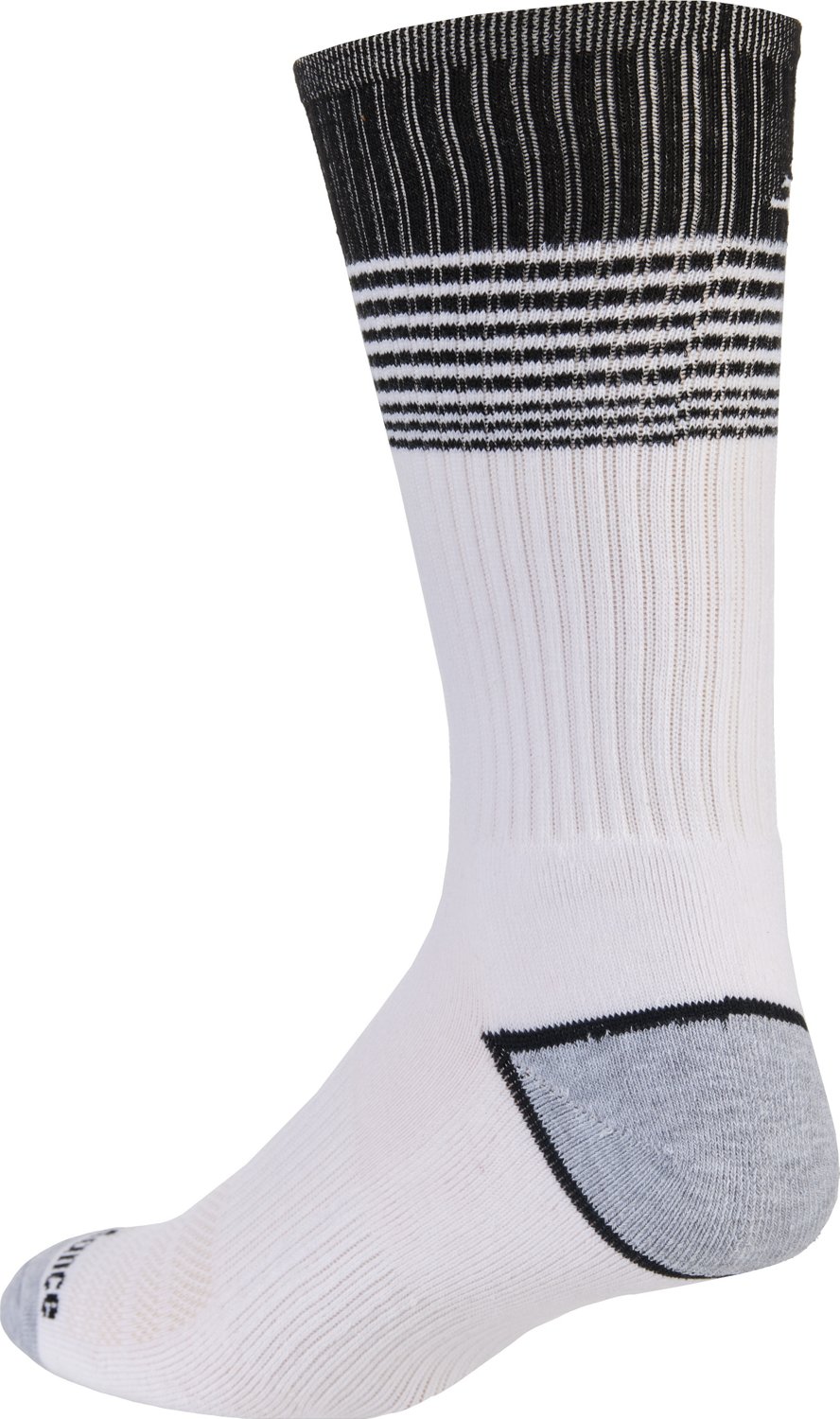 New Balance NB Logo Stripe Crew Socks 3 Pack | Academy