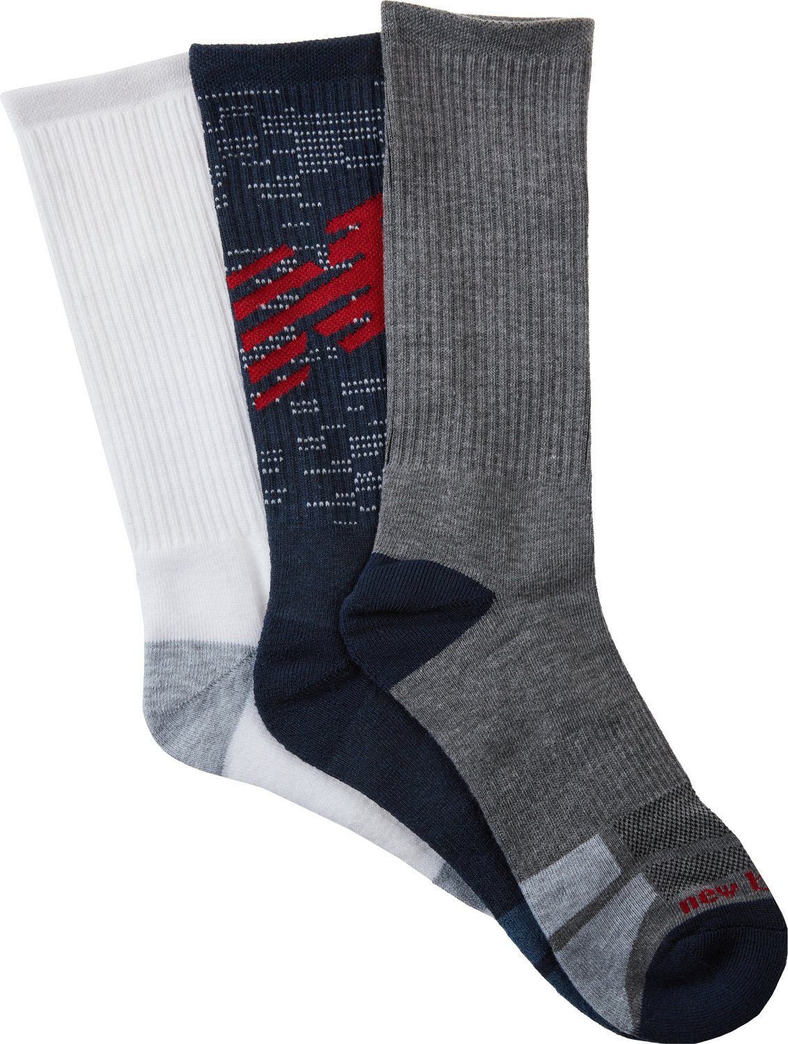 New Balance NB Logo Crew Socks 3 Pack | Academy