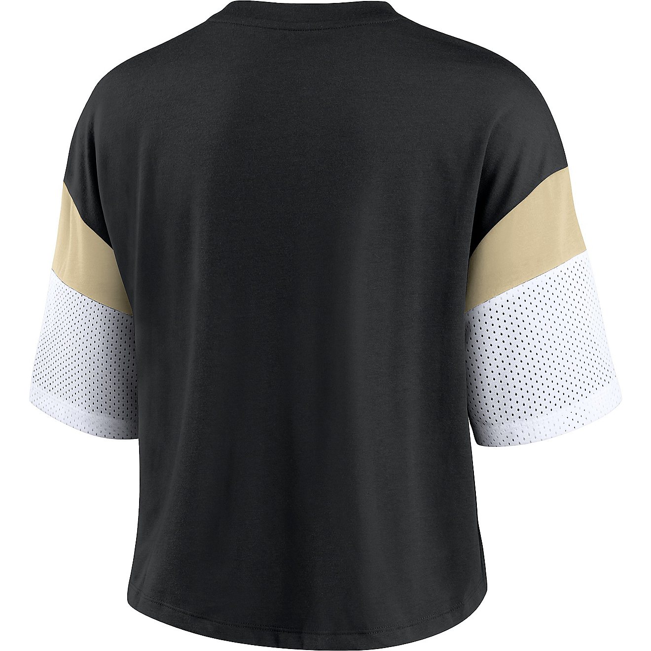 Nike Women's New Orleans Saints Short Sleeve Cropped Top                                                                         - view number 2
