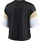 Nike Women's New Orleans Saints Short Sleeve Cropped Top                                                                         - view number 2 image