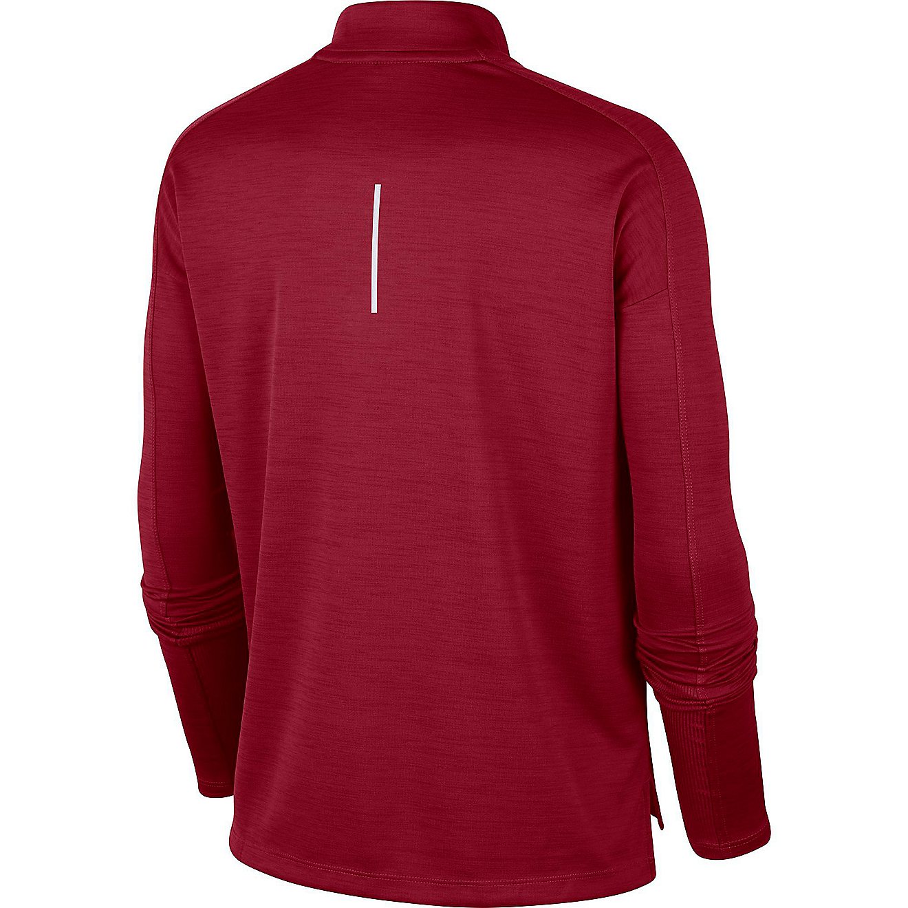 Nike Women's University of Alabama Dri-FIT QZ Pacer Long Sleeve Top                                                              - view number 2