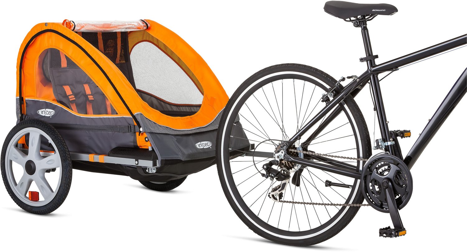 InSTEP Quick 'N EZ Bike Trailer with Stroller Attachment | Academy