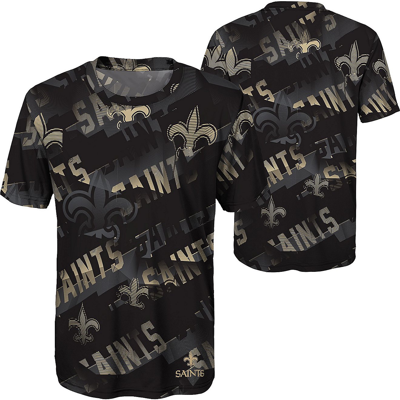 Outerstuff Youth New Orleans Saints Make Some Noise Dri-Tek Short Sleeve T-shirt                                                 - view number 1