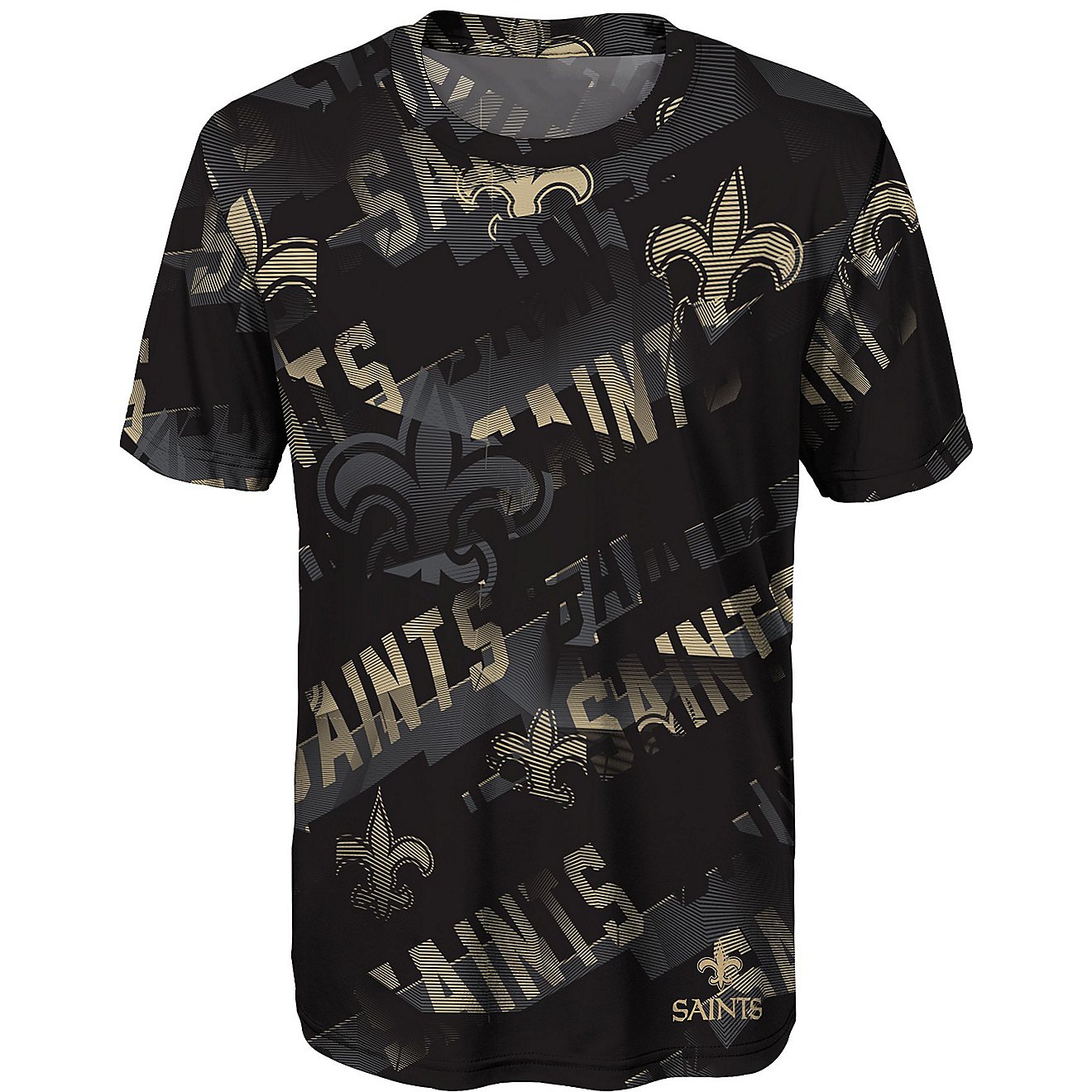 Outerstuff Youth New Orleans Saints Make Some Noise Dri-Tek Short Sleeve T-shirt                                                 - view number 2