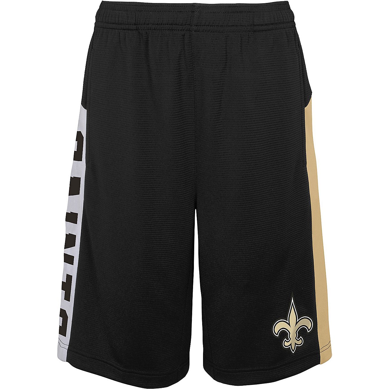Outerstuff Youth New Orleans Saints Down The Field Performance Shorts                                                            - view number 1