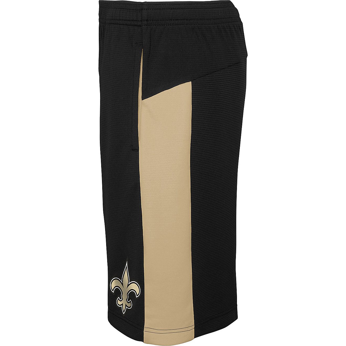 Outerstuff Youth New Orleans Saints Down The Field Performance Shorts                                                            - view number 3