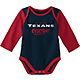 Outerstuff Infants' Houston Texans Little Player Creepers 2-Pack                                                                 - view number 2 image