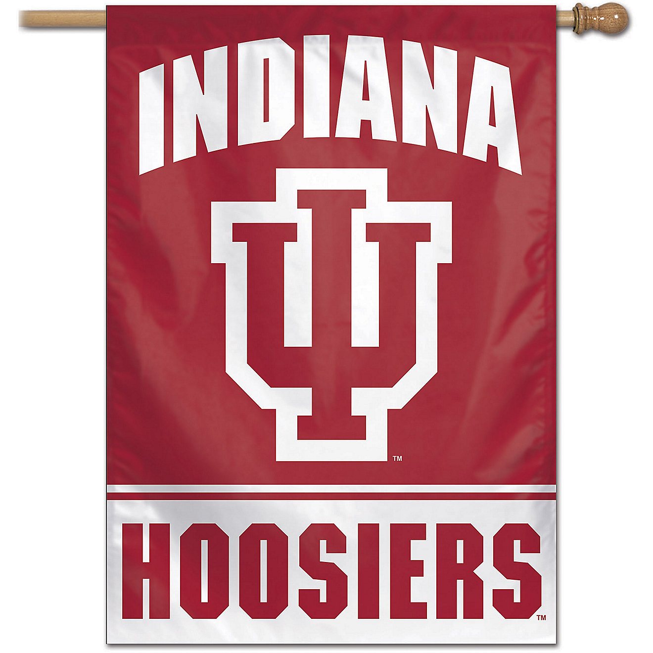 WinCraft Indiana University 28 x 40 Vertical Flag                                                                                - view number 1