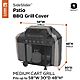Classic Accessories SideSlider Water-Resistant 58 in Barbecue Grill Cover                                                        - view number 3 image