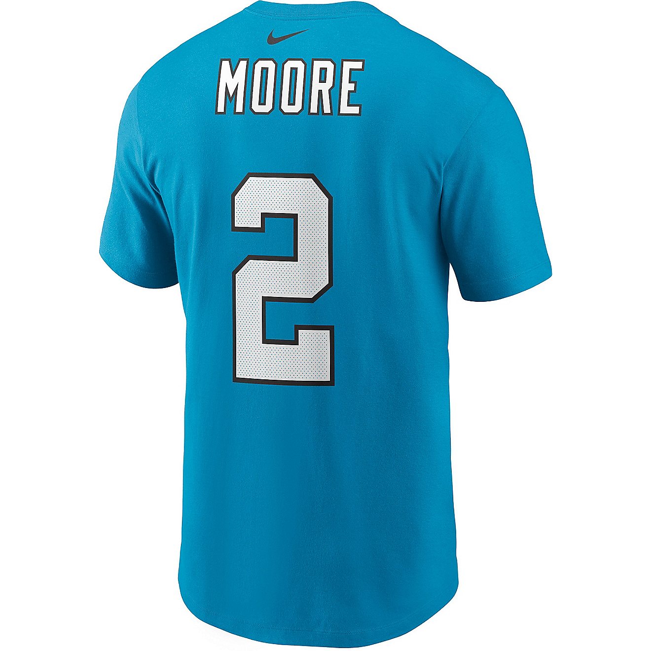 Nike Men's Carolina Panthers DJ Moore N&N Short Sleeve T-shirt                                                                   - view number 1