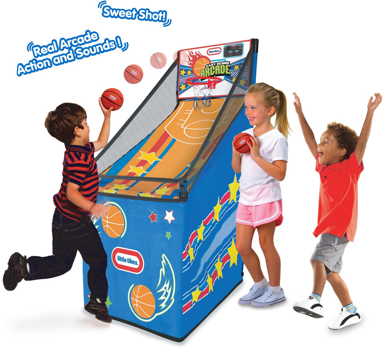little tikes bouncy castle basketball