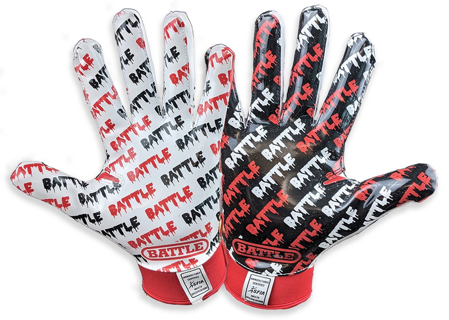 Battle Adults' Klown Football Gloves Academy