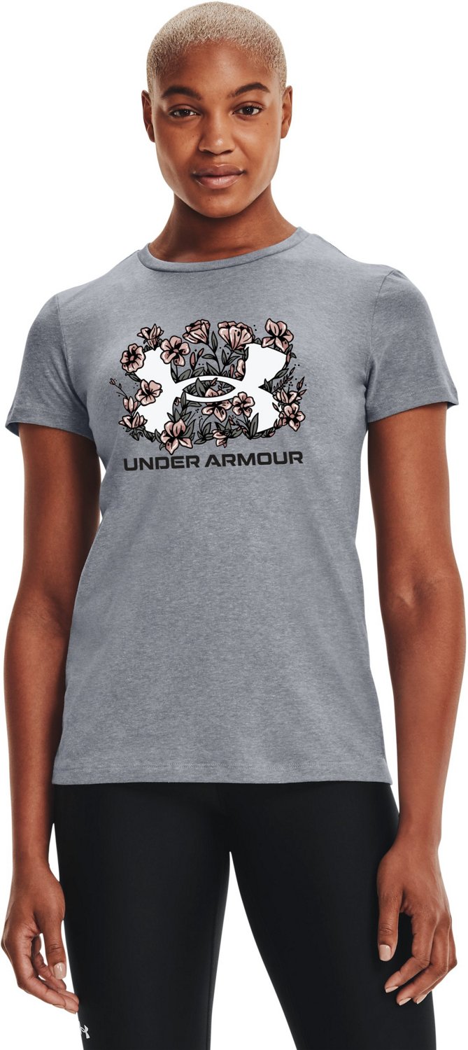 Under Armour Women's Summer Floral Logo TShirt Academy