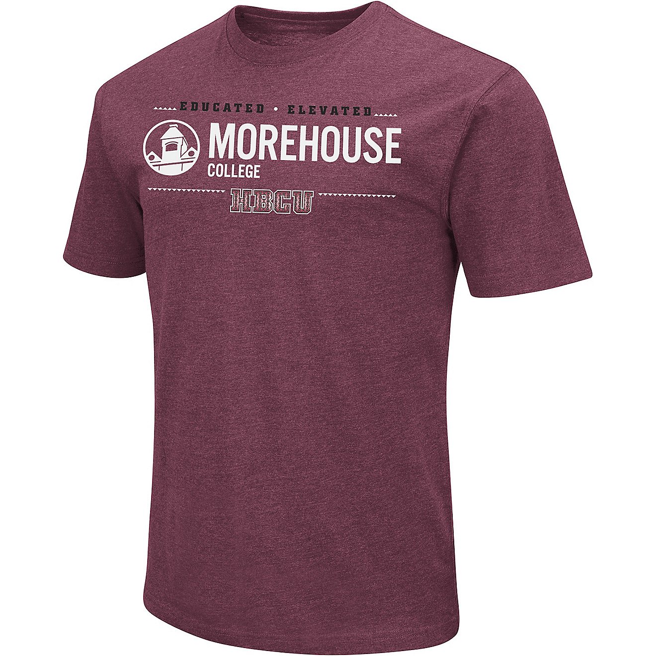 Colosseum Athletics Men's Morehouse College NOW Playbook Print T-shirt                                                           - view number 1