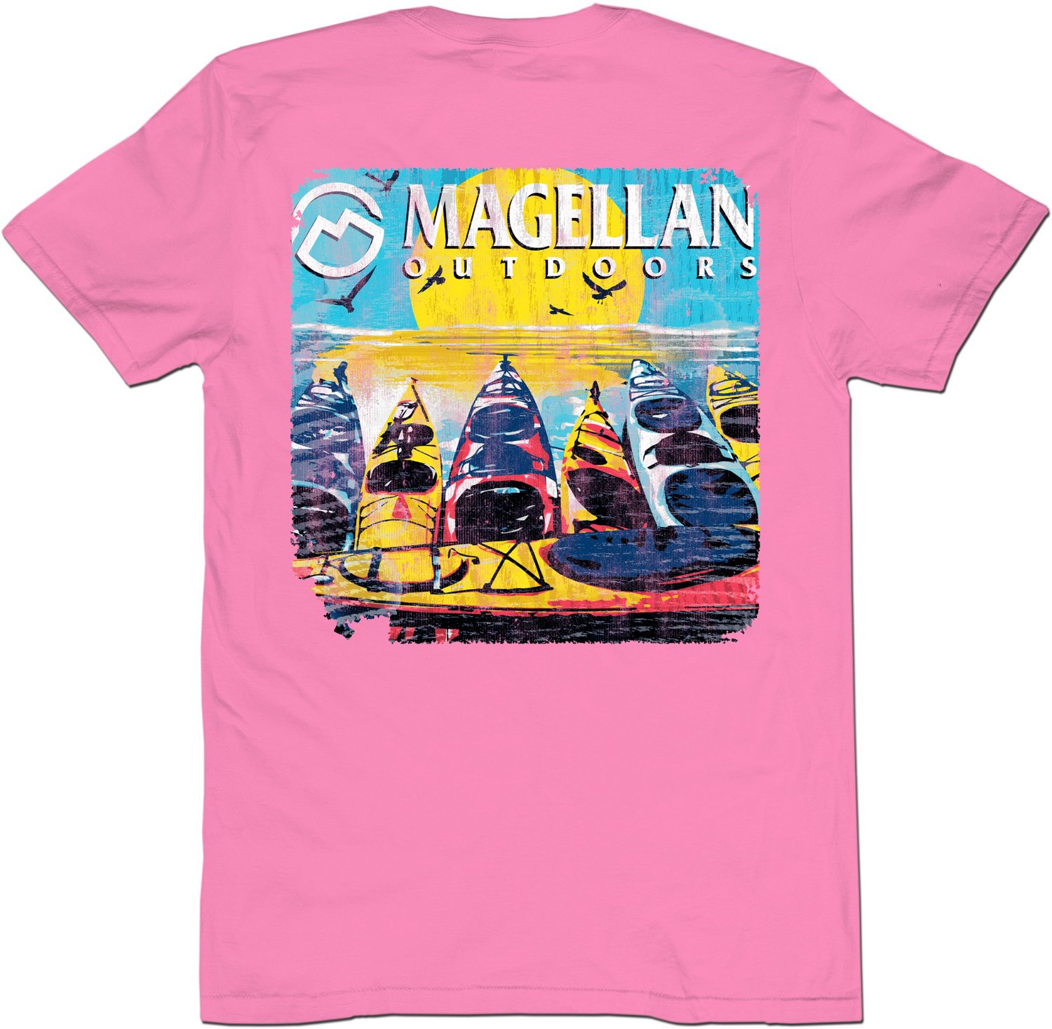 Magellan Men's Performance Blue Sky Tails Crew Short Sleeve Tshirt