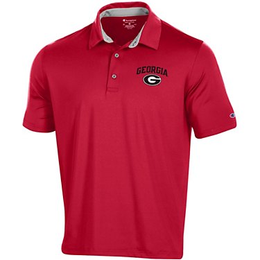 Champion Men's University of Georgia Short Sleeve Polo Shirt