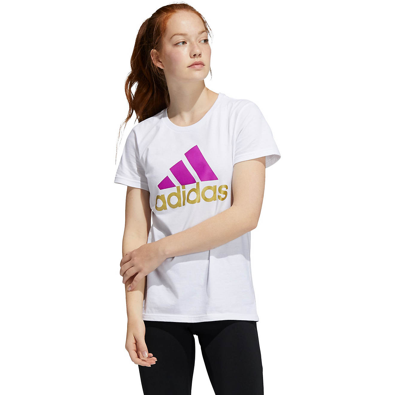 adidas Women's Basic Badge of Sport T-shirt                                                                                      - view number 1
