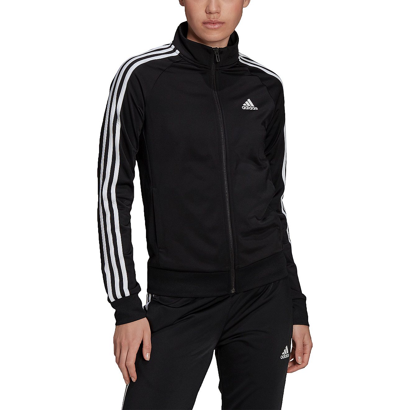 adidas Women's 3-Stripes Tricot Track Top                                                                                        - view number 2