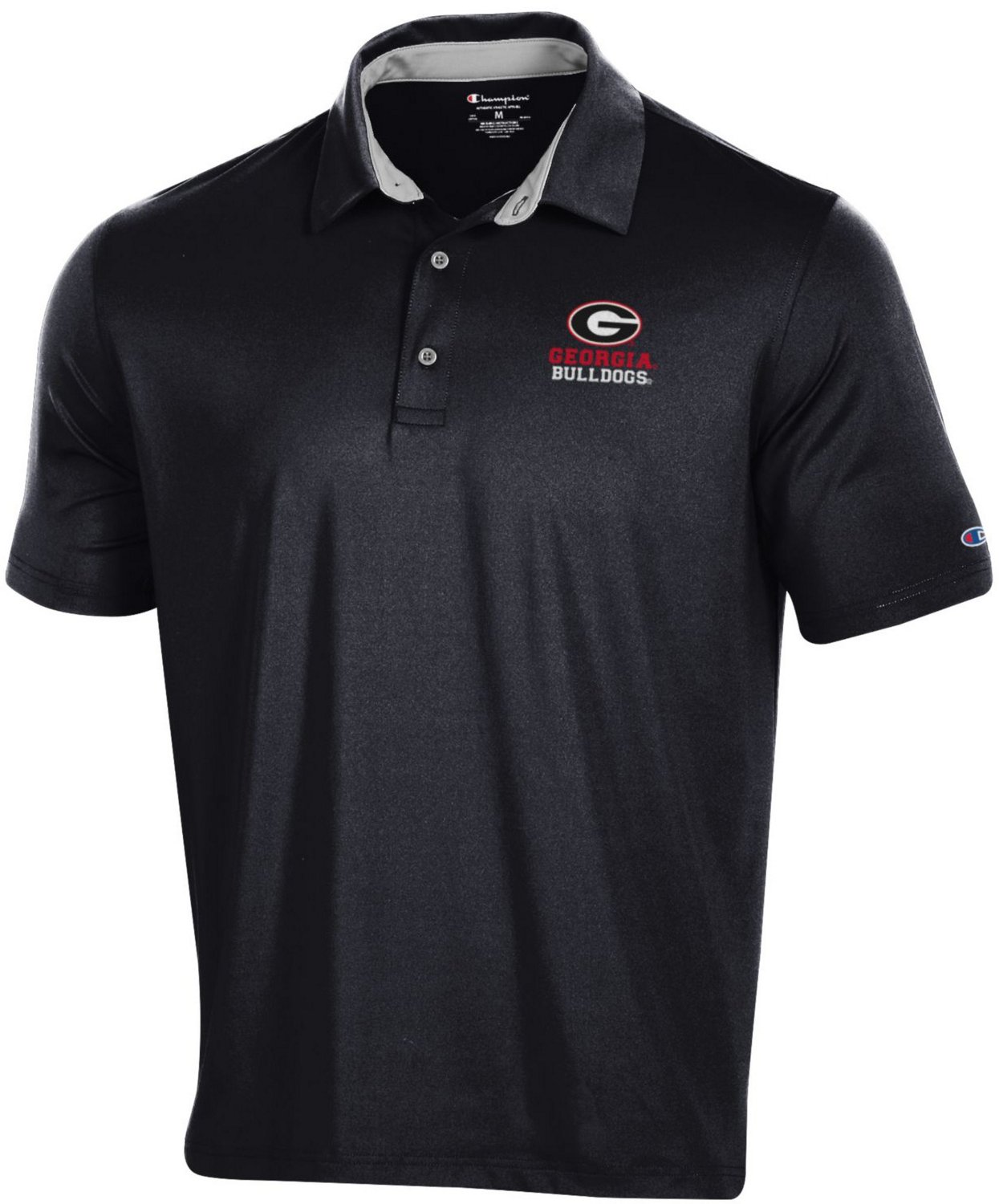Champion Men's University of Georgia Short Sleeve Polo Shirt | Academy