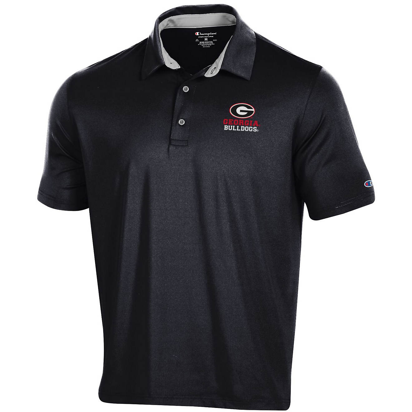 Champion Men's University of Georgia Short Sleeve Polo Shirt                                                                     - view number 1