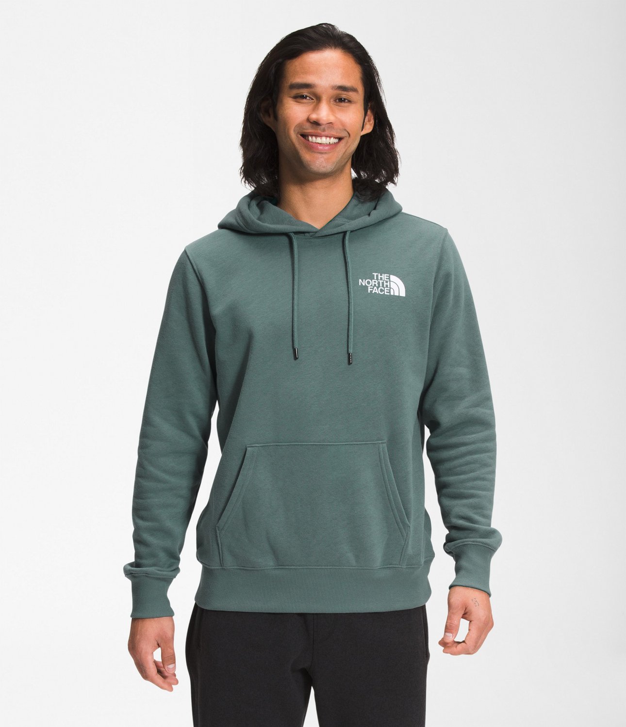 the north face box nse mens black hoodie