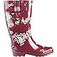 Magellan Outdoors Women's Cherry Blossom Rubber Boots                                                                            - view number 1 image