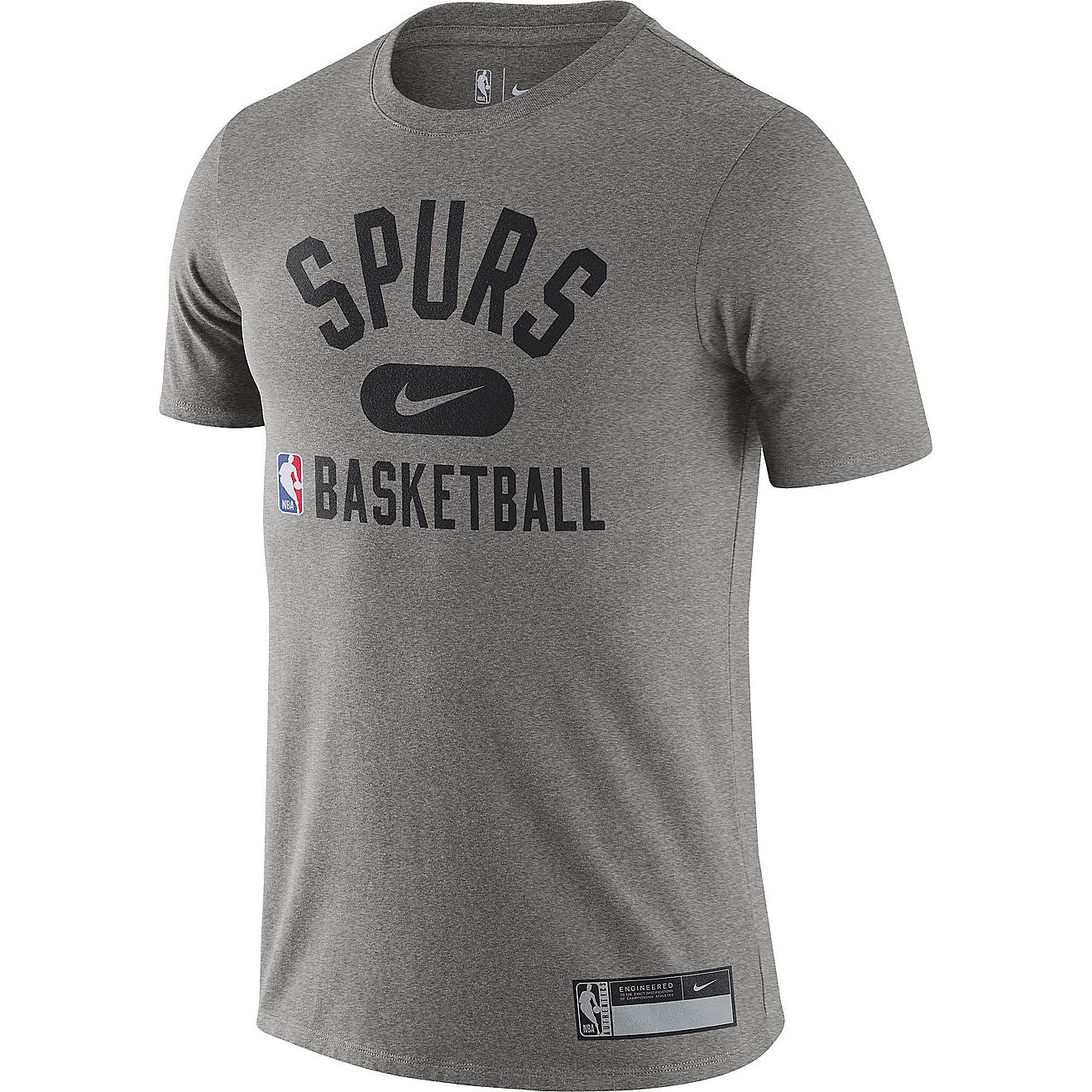 Nike Men's San Antonio Spurs Dri-FIT Graphic T-shirt                                                                             - view number 1