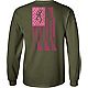 Browning Women's 2 Tone Rifle Flag Graphic T-shirt                                                                               - view number 1 image