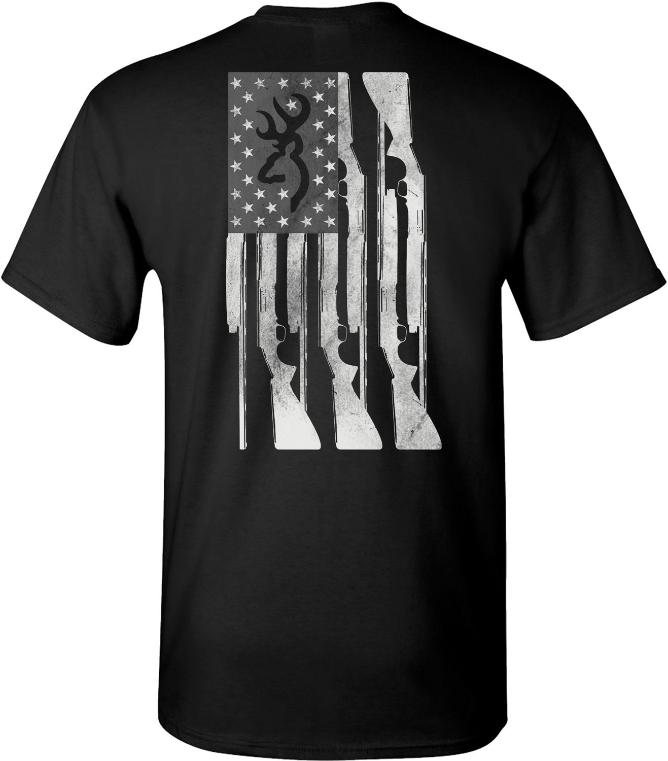 Browning Men's 2-Tone Rifle Flag Graphic T-shirt | Academy