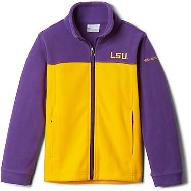 Columbia Sportswear Boys' Louisiana State University Flanker II Fleece Jacket                                                   