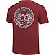 Image One Men's University Of Alabama Comfort Color Circle Pattern State Script T-Shirt                                          - view number 1 image