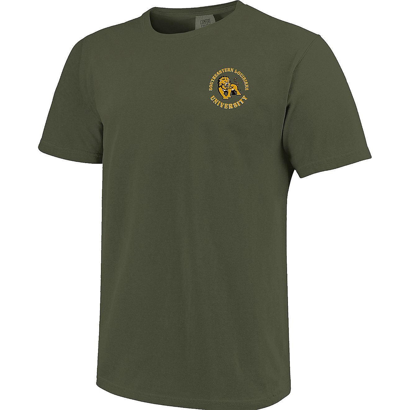 Image One Men's Southeastern Louisiana University Circle Type Building Comfort Color Short Sleeve T-shirt                        - view number 2