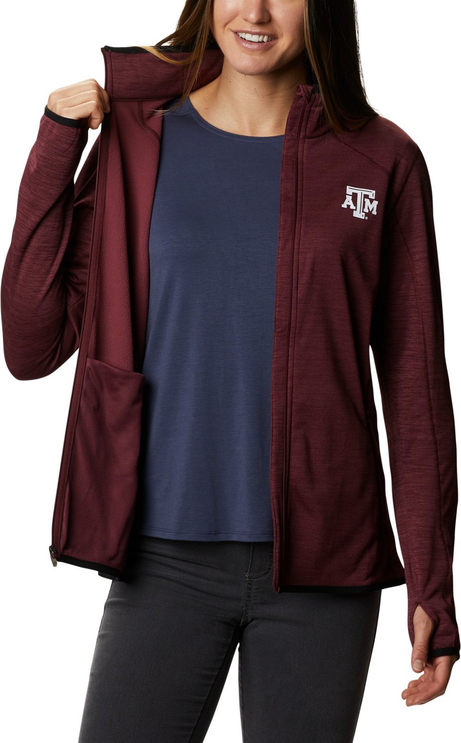 a&m columbia fleece jacket