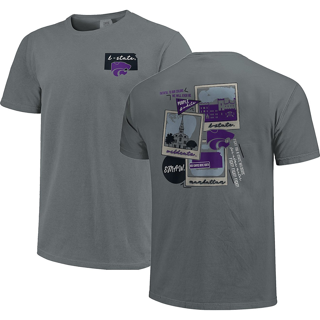 Image One NCAA Campus Building Short Sleeve Comfort Color Tee