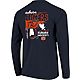 Image One Women's Auburn University Comfort Color Hand Drawn Flag Long Sleeve T-shirt                                            - view number 1 image