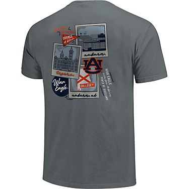 Image One Men's Auburn University Comfort Color Campus Polaroids Short Sleeve T-shirt