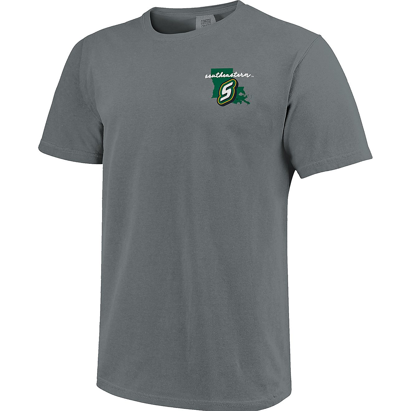 Image One Men's Southeastern Louisiana University Comfort Color Campus Polaroid Short Sleeve T-shirt                             - view number 2